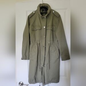 7 For All Mankind Army Green Utility Jacket